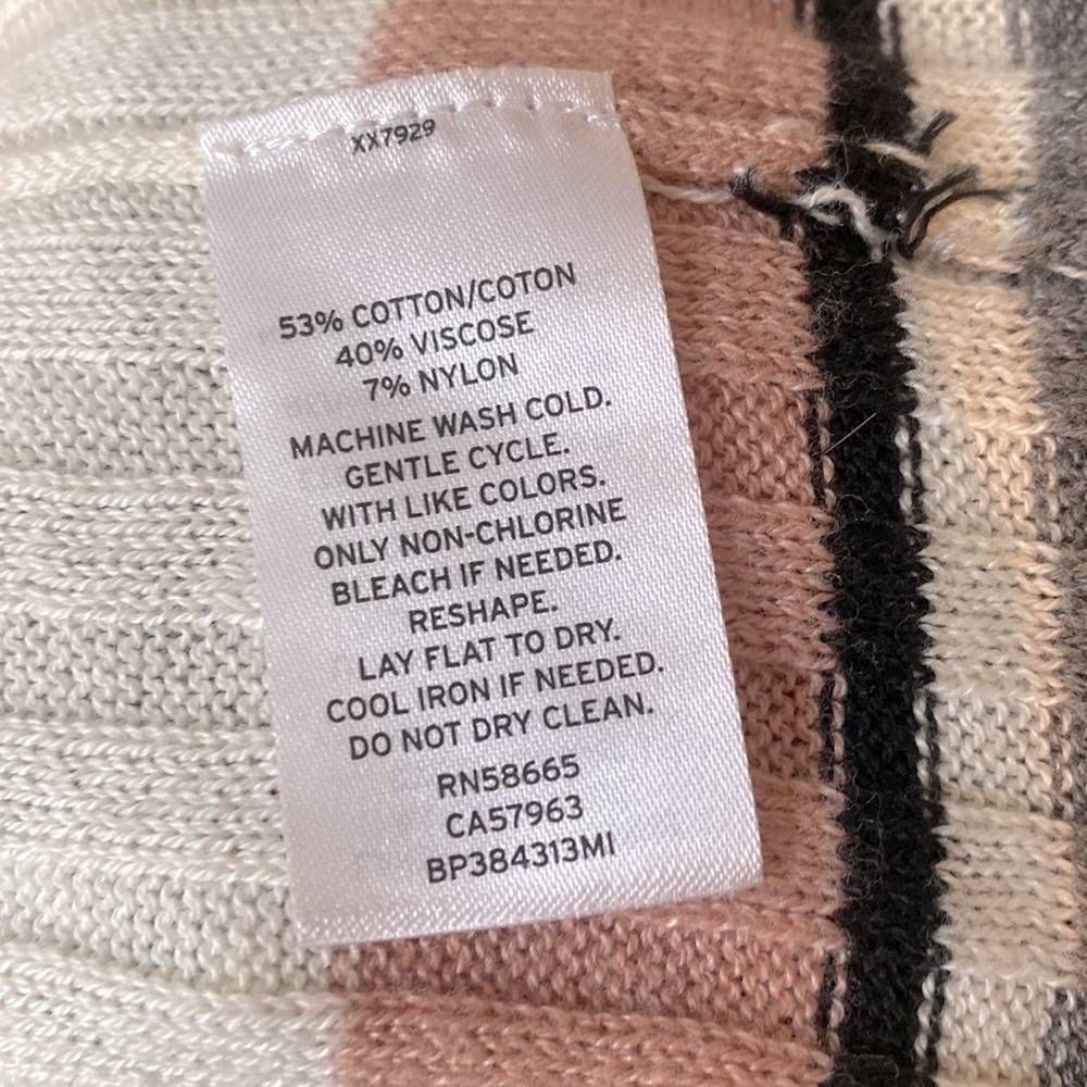 BP. Ribbed Light Knit Cocoon Cardigan Sweater Robe - Picture 8 of 9